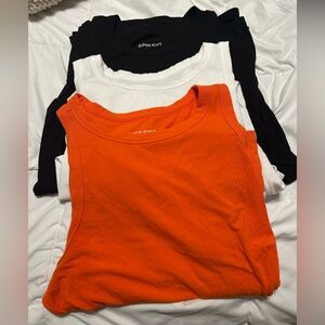 Torrid Super Soft Tank Tops - Orange, Black, White